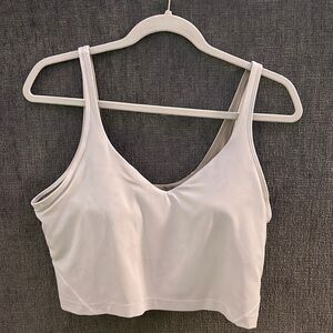 White Lululemon Align Tank Size 14
